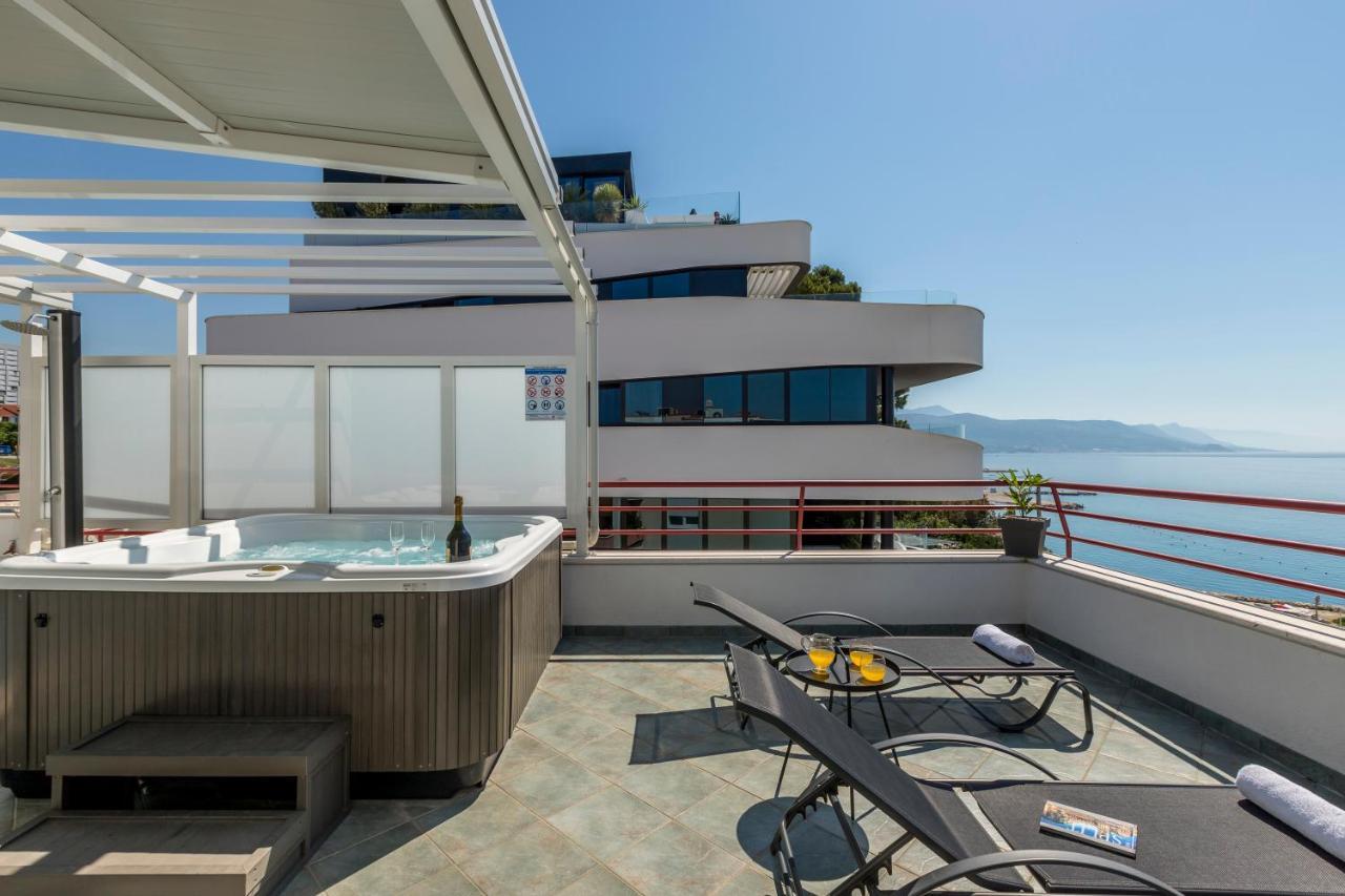 스플리트 Seaside Penthouse With Hot Tub Sky Living 아파트 외부 사진