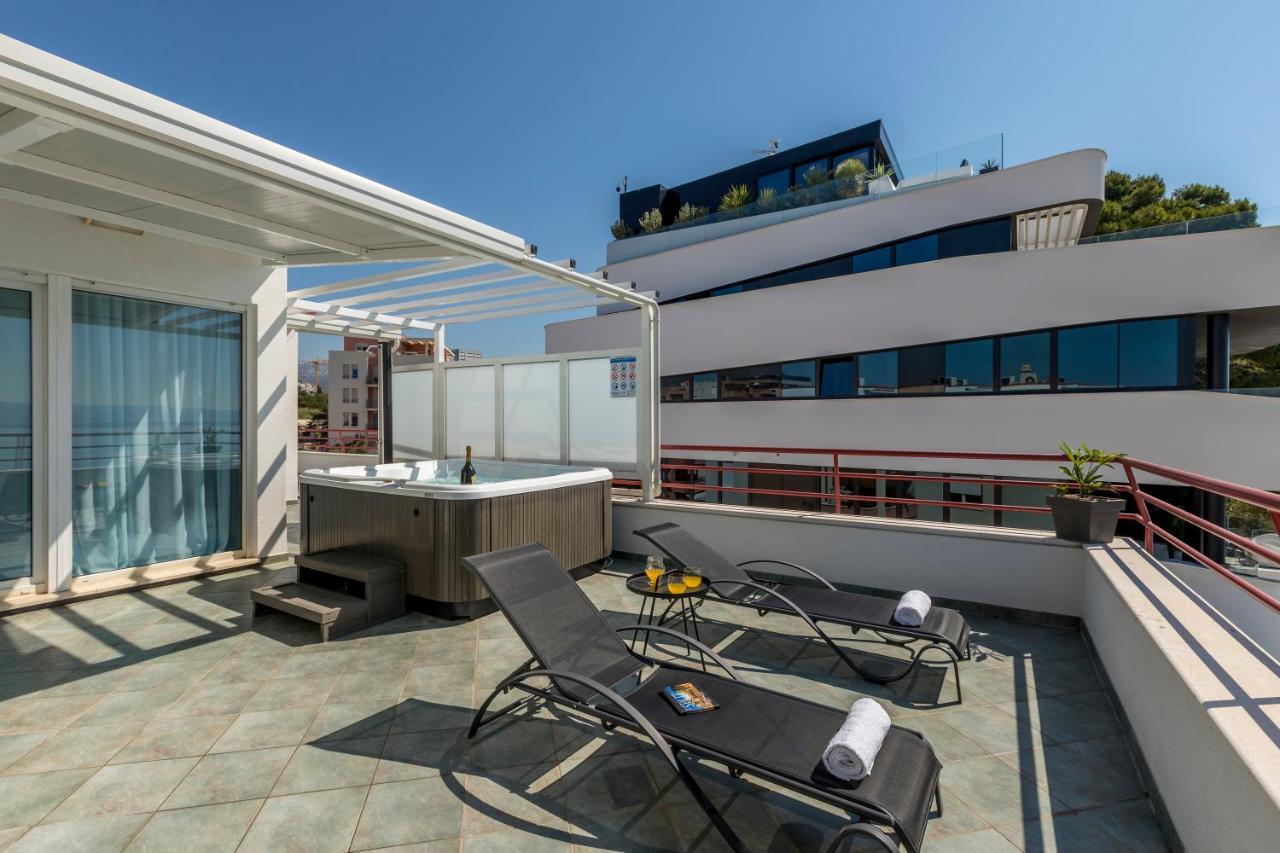 스플리트 Seaside Penthouse With Hot Tub Sky Living 아파트 외부 사진